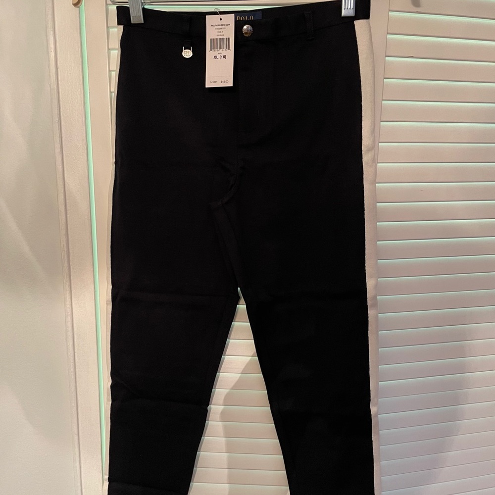 NWT Polo Ralph Lauren Girls Knit Tuxedo Pant